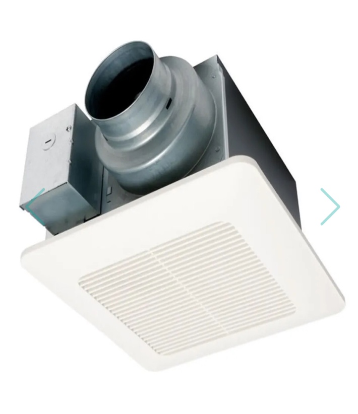 Panasonic 110 CFM 0.9 Sones Exhaust Fan 