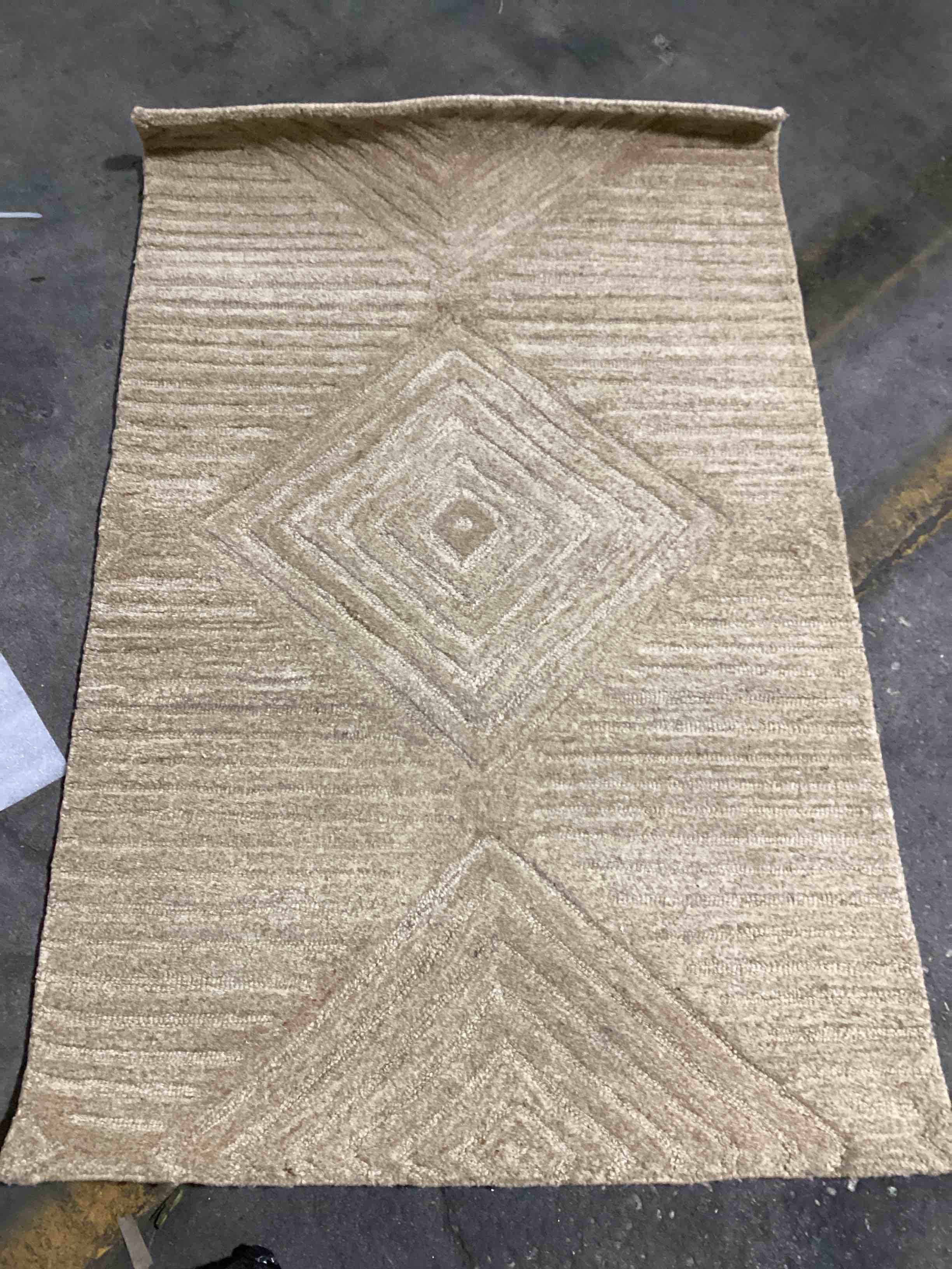 37” x 60” Tan Rug 