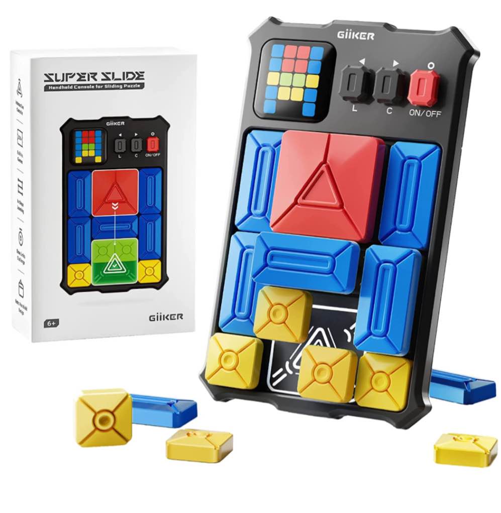 GiiKER Super Slide Puzzle Games, Original 500+ Challenges Brain Teaser Puzzle