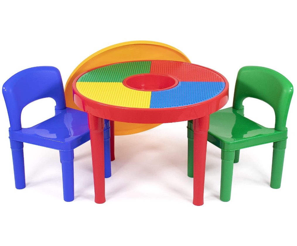 Primary Kids Round Activity Table Chair Set