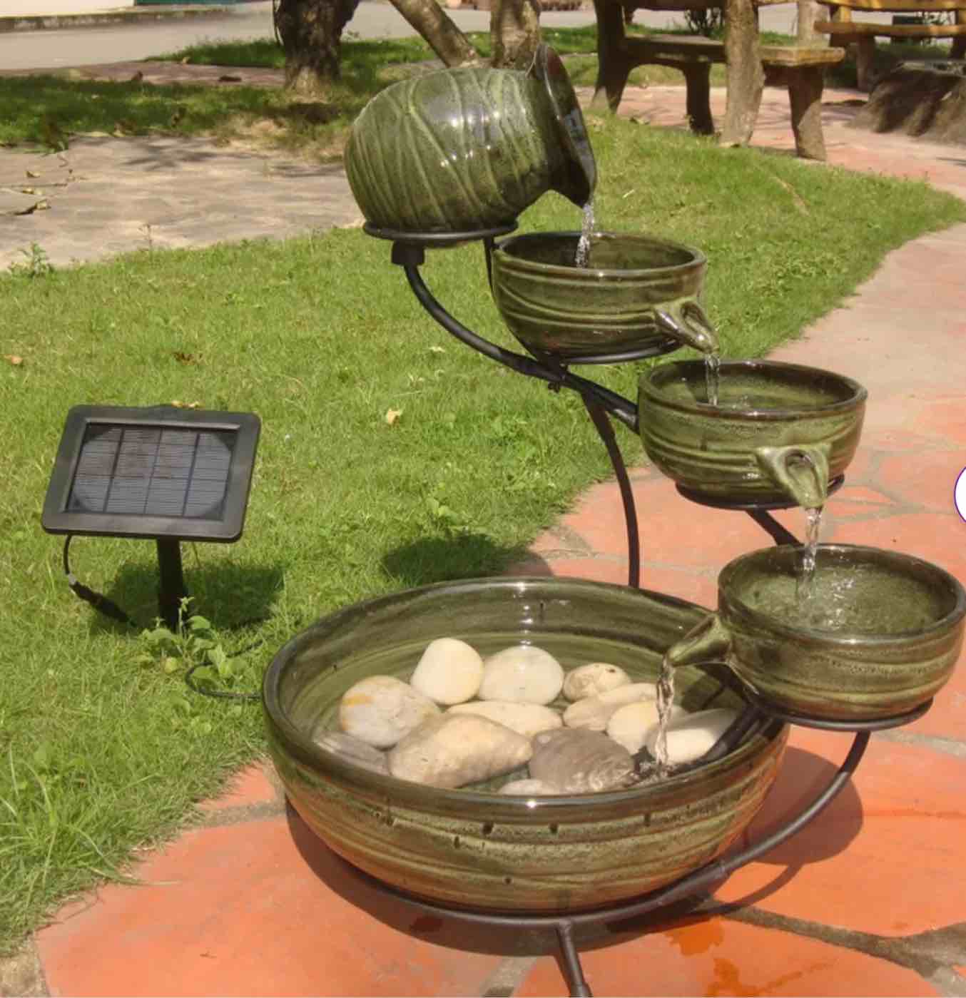 Aibek Ceramic Cascade Fountain