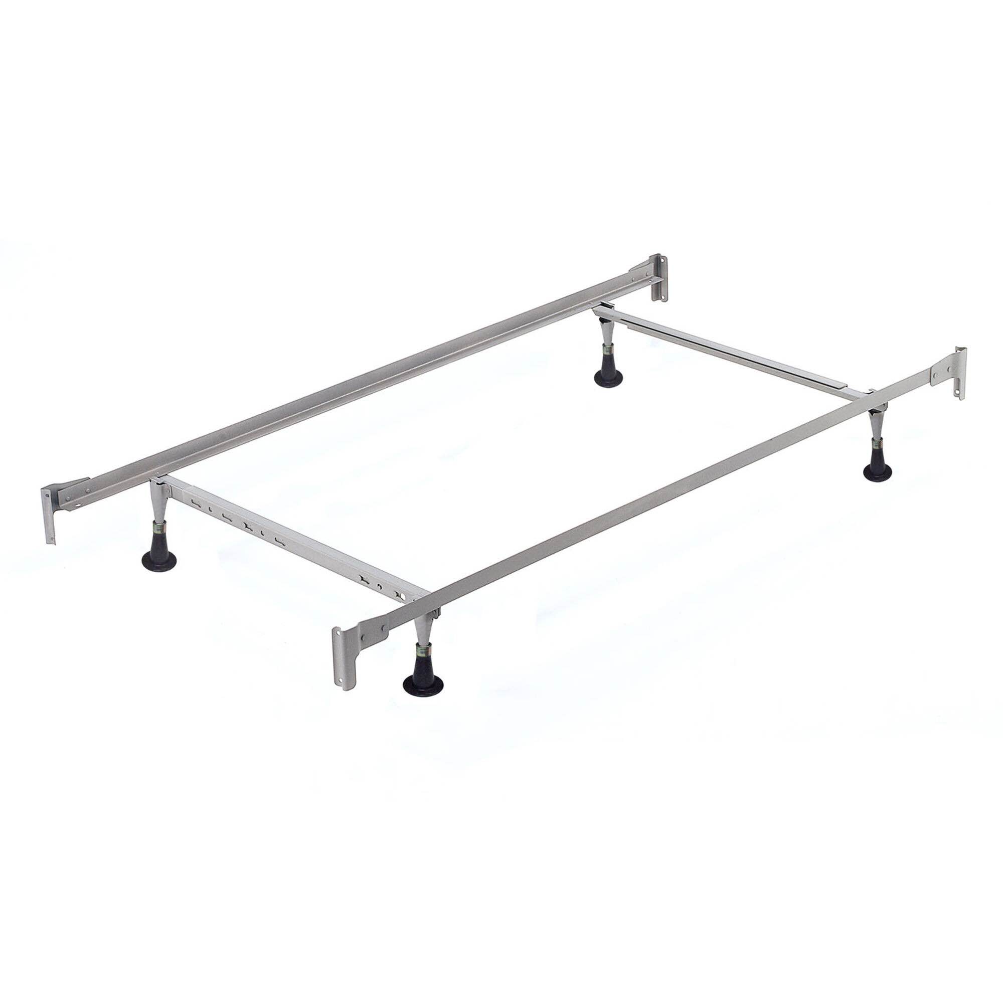 Satin Beige 4 Leg Full Bed Frame