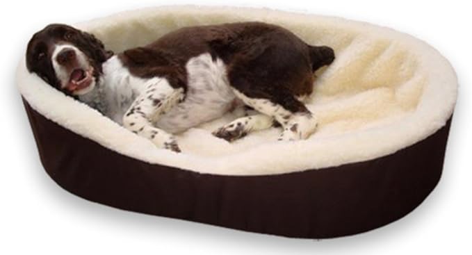 Dog Bed King / color beige and black 