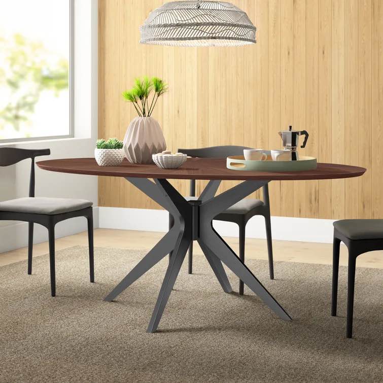 Fenway 70.5" Pedestal Dining Table by AllModern