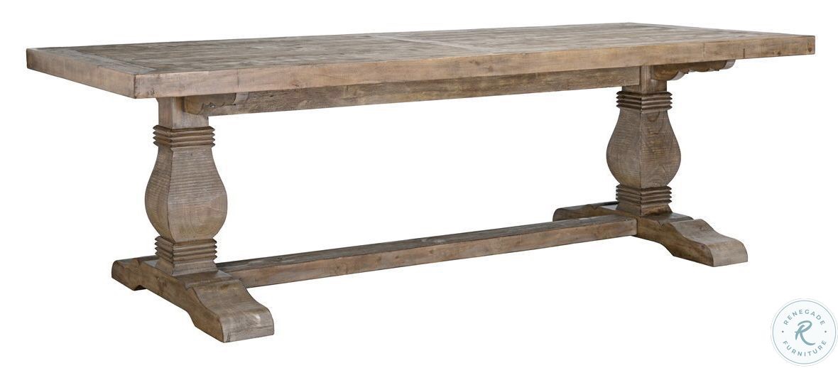 Caleb Desert 94" Dining Table  by Classic Home (INCOMPLETE SET, TABLE TOP ONLY)