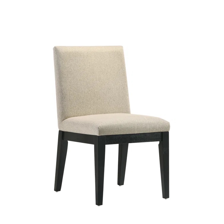 Gabrila Fabric Side Chair in Black (Set of 4) by Red Barrel Studio