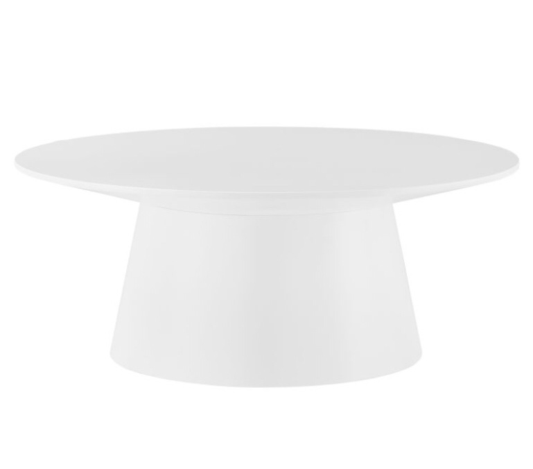 Euro Style Wesley Coffee Table In Matte White 39013WHT-KIT(Incomplete box 1 of 2)