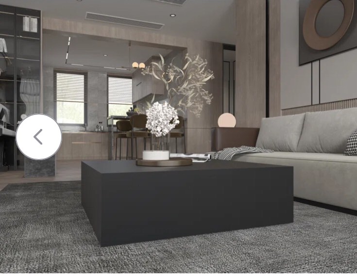 Black Guion Solid Coffee Table