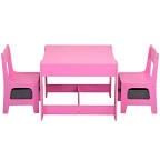 kids table and chairs set pink 