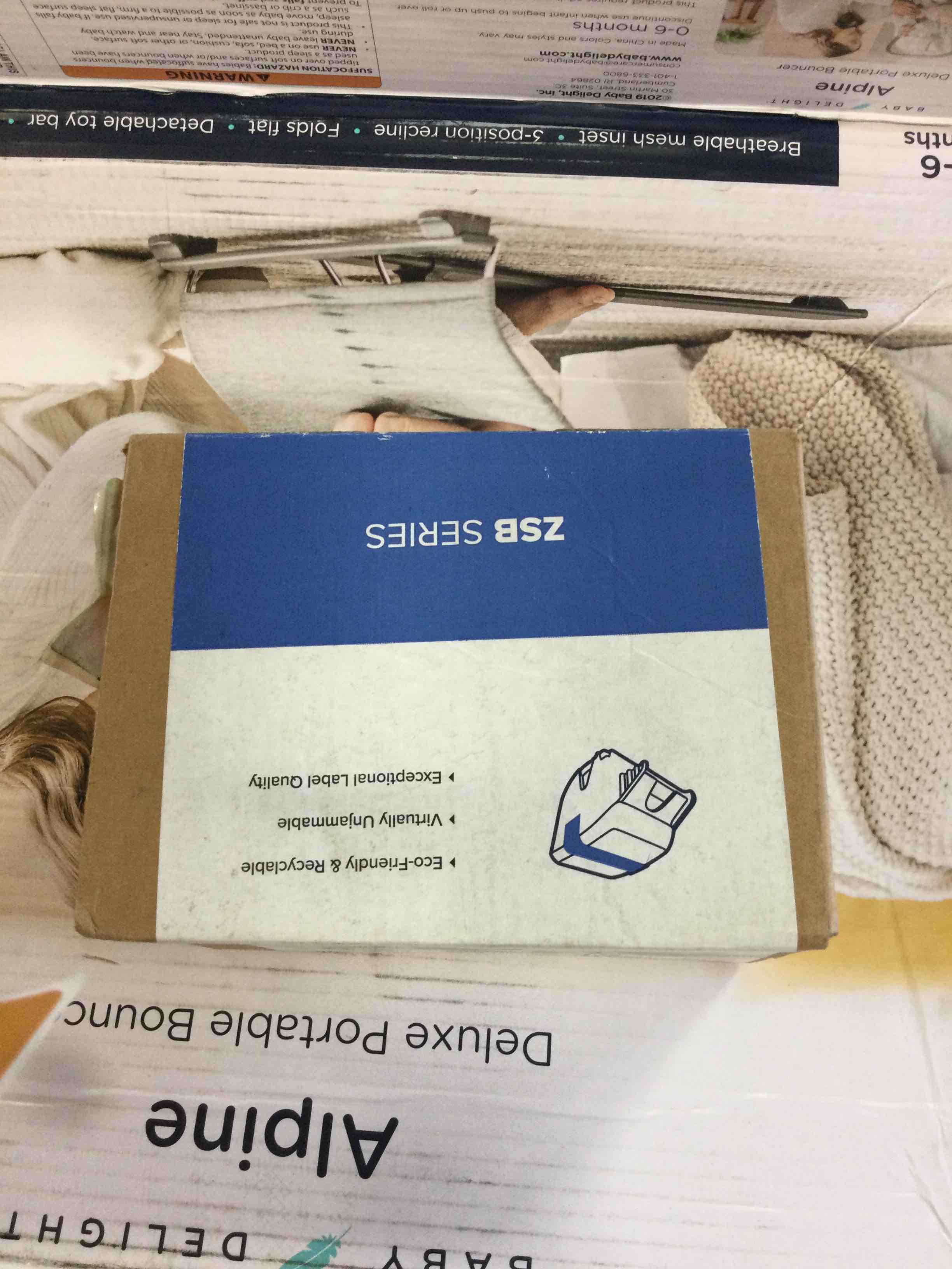 Zebra ZSB Series Printer Label - Potato Starch-Based, Recyclable Label Cartridge - Versatile, Cloud-Based Adhesive Labels for Printer - 2x2"