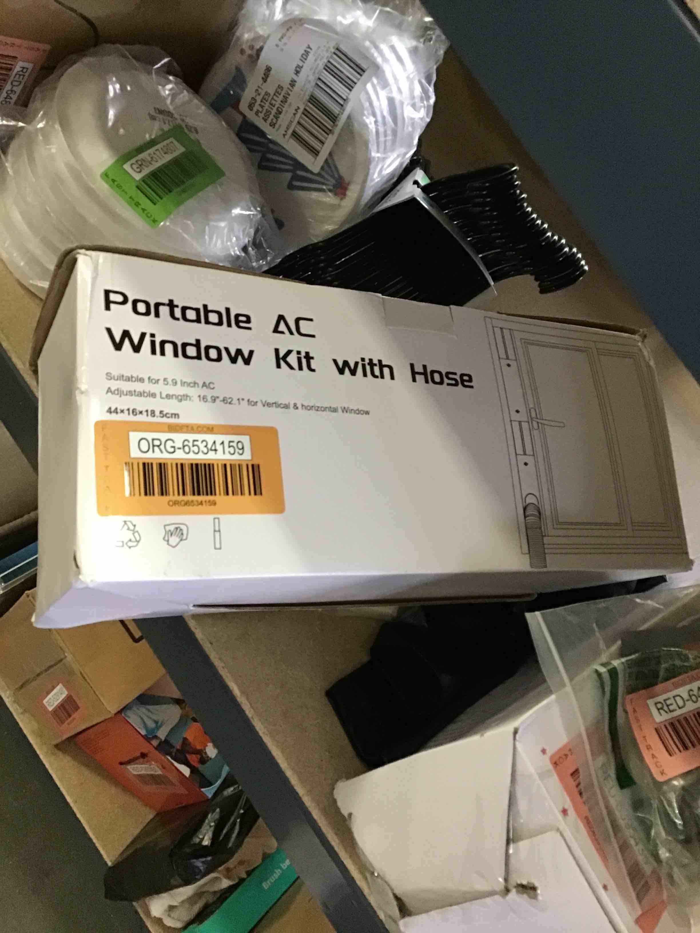 Portable AC Window Kit with Hose 