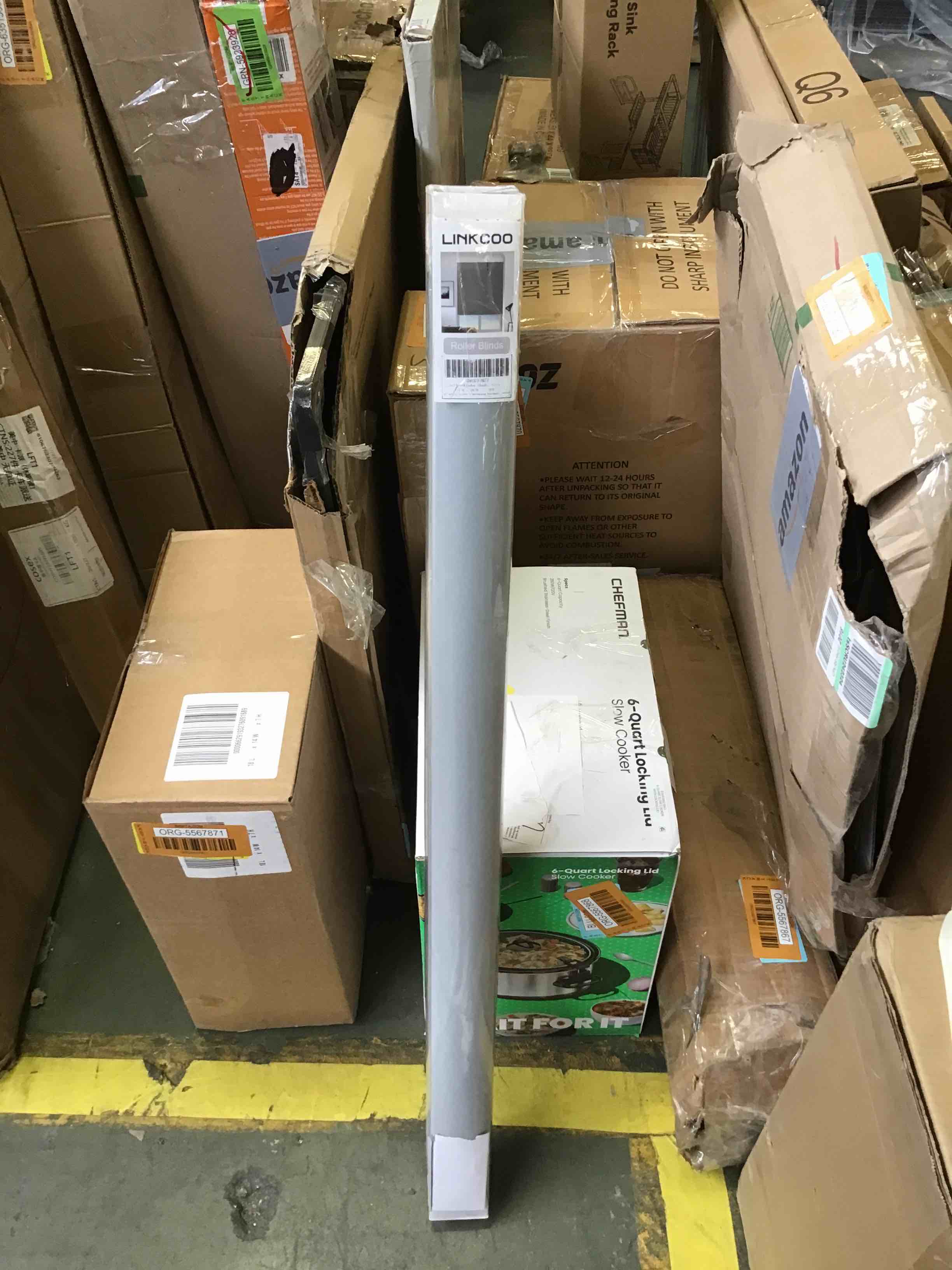 linkcoo roller blinds 34” x 79” grey