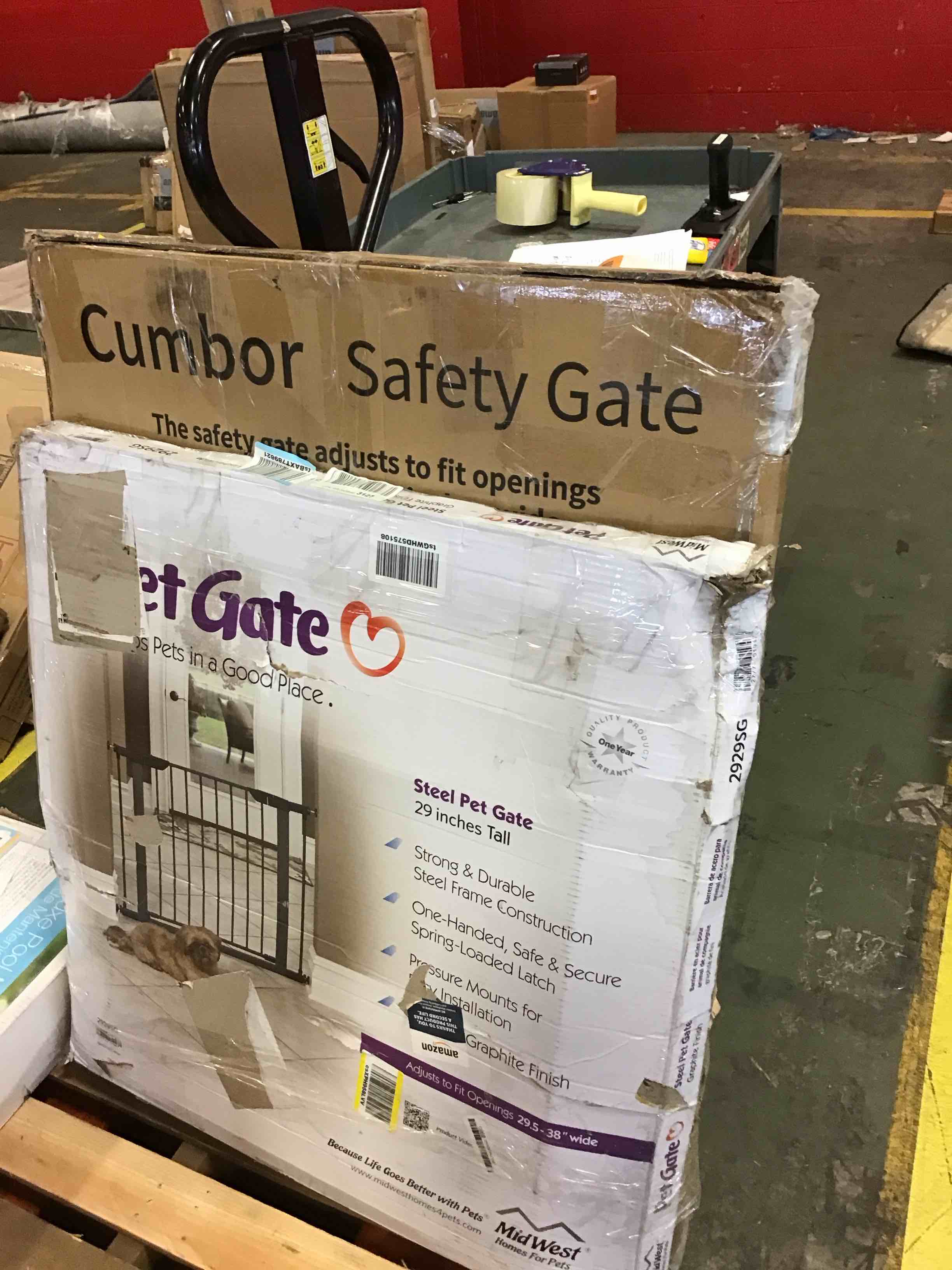  3 Assorted baby gates