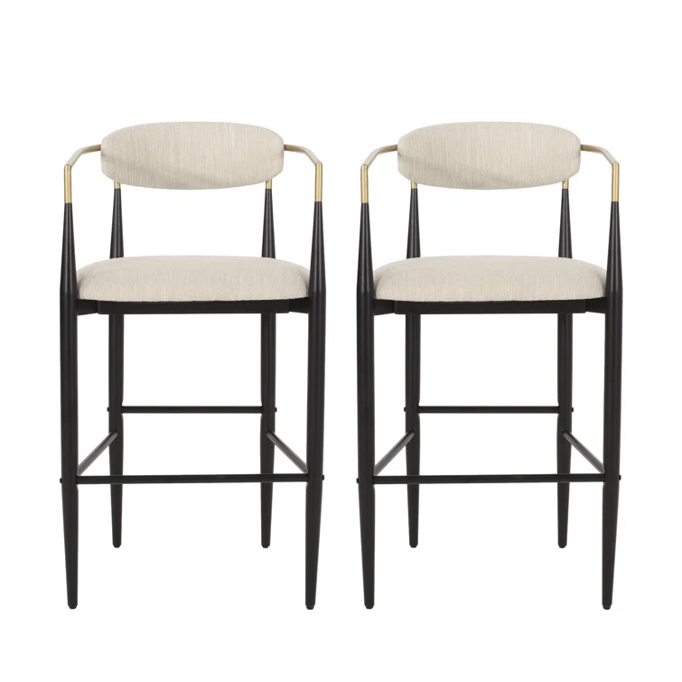 wayfair Amen Upholstered bar stools