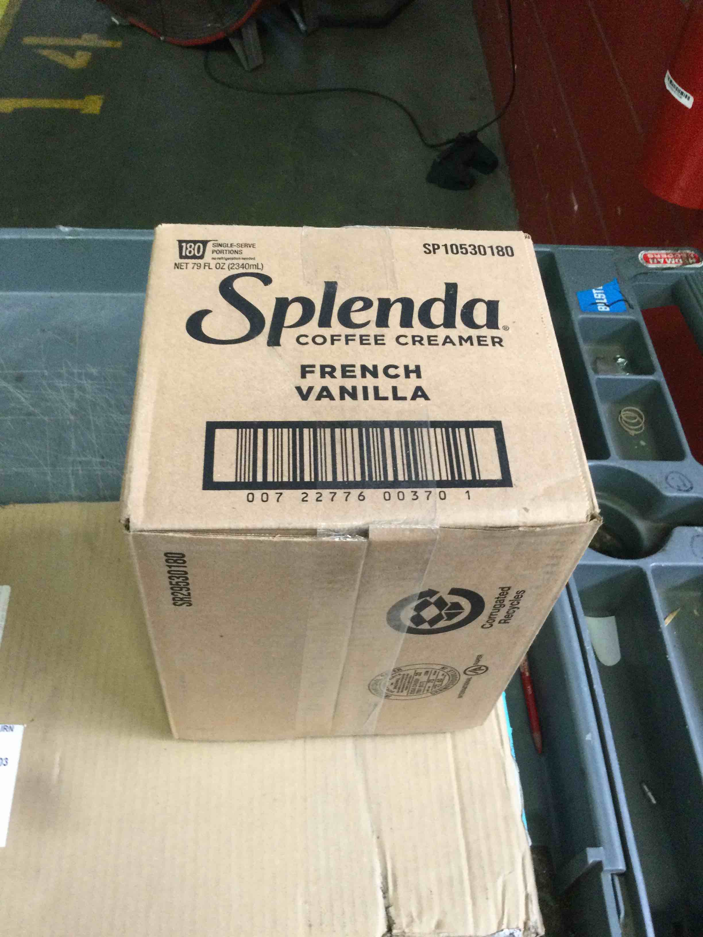 Splenda French Vanilla Coffee Creamer 180  single serve portions 
