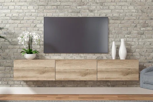 Ozge Floating TV Stand Up to 80" TV's Wall Mounted Media Console