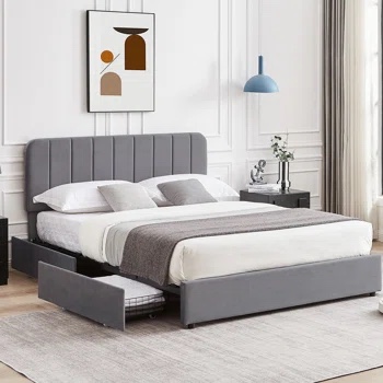 Dursley Upholstered Storage Queen Bed