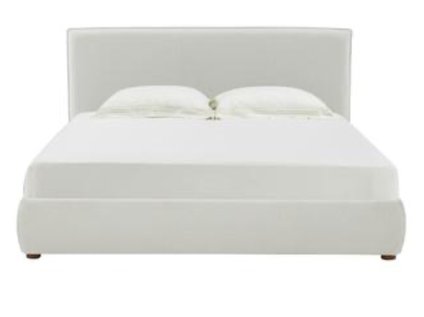 SFV4801A-K-2-2 Callahan Boucle Bed&#44; Ivory - King Size - 2 Box of 2