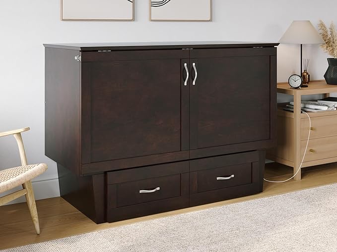 Monroe Murphy bed queen(incomplete drawer base)