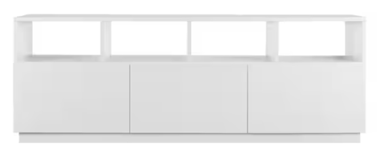 Cumberland 68 in. White TV Stand Fits TVs up to 75 in.