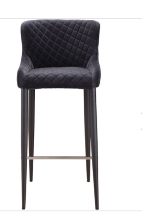 Etta 41 inch Grey Barstool