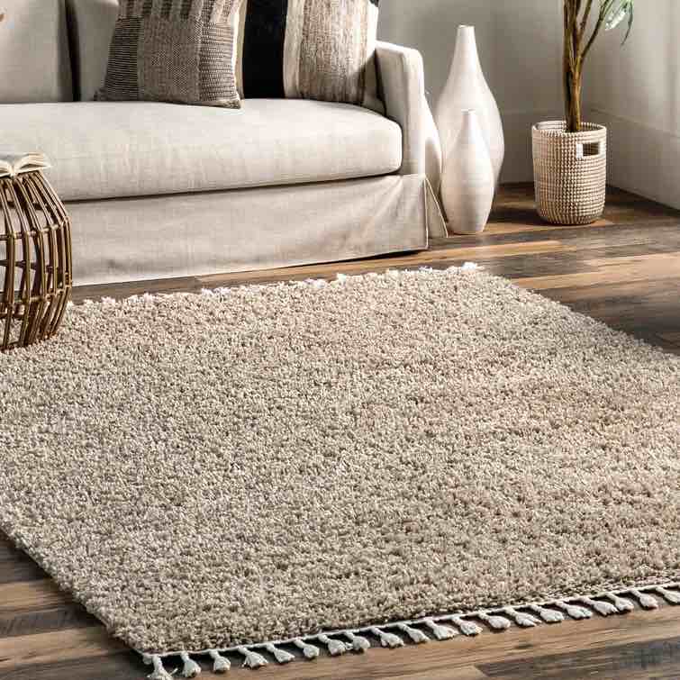 Simms Power Loom Performance Shag Tasseled Rug