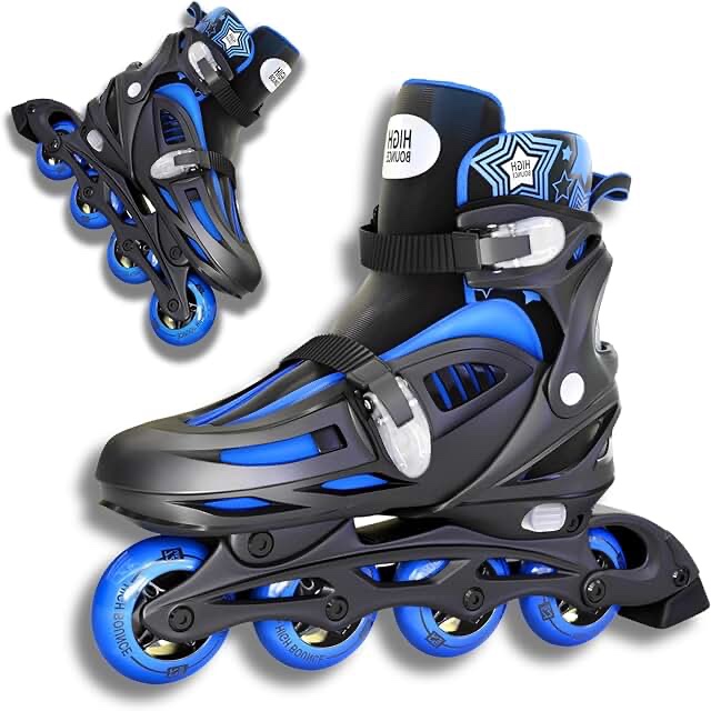 inline high bounce skates pair 