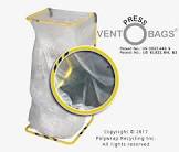 Rack'N Pak PWR 150 Vent press bag 22" X 22" X 80" 60 ct