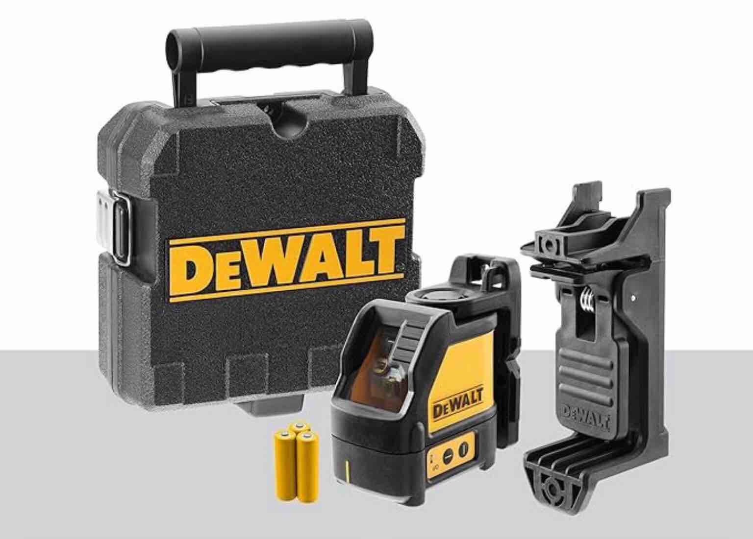 DEWALT Line Laser, Self-Leveling, Cross Line, Red Beam (DW088K)