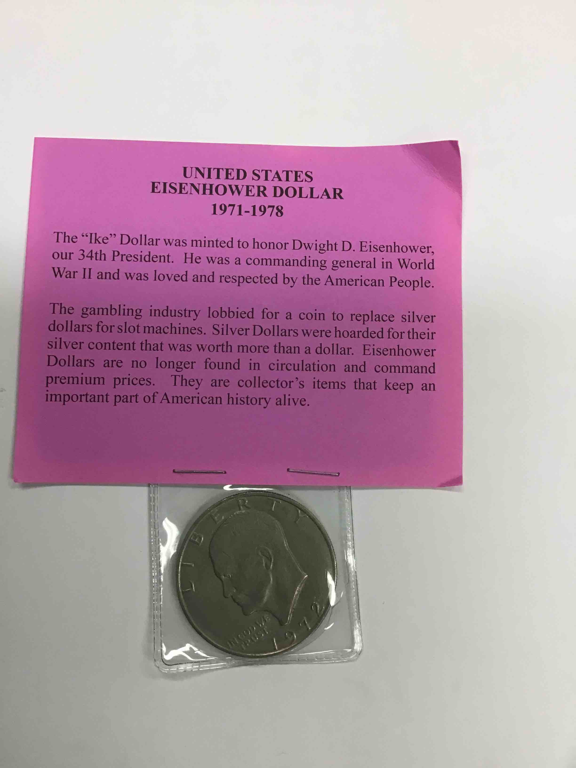 1972 United States Eisenhower Dollar