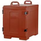 CFS Cateraide Plastic Insulated End Loader Food Pan Carrier, Brick Red