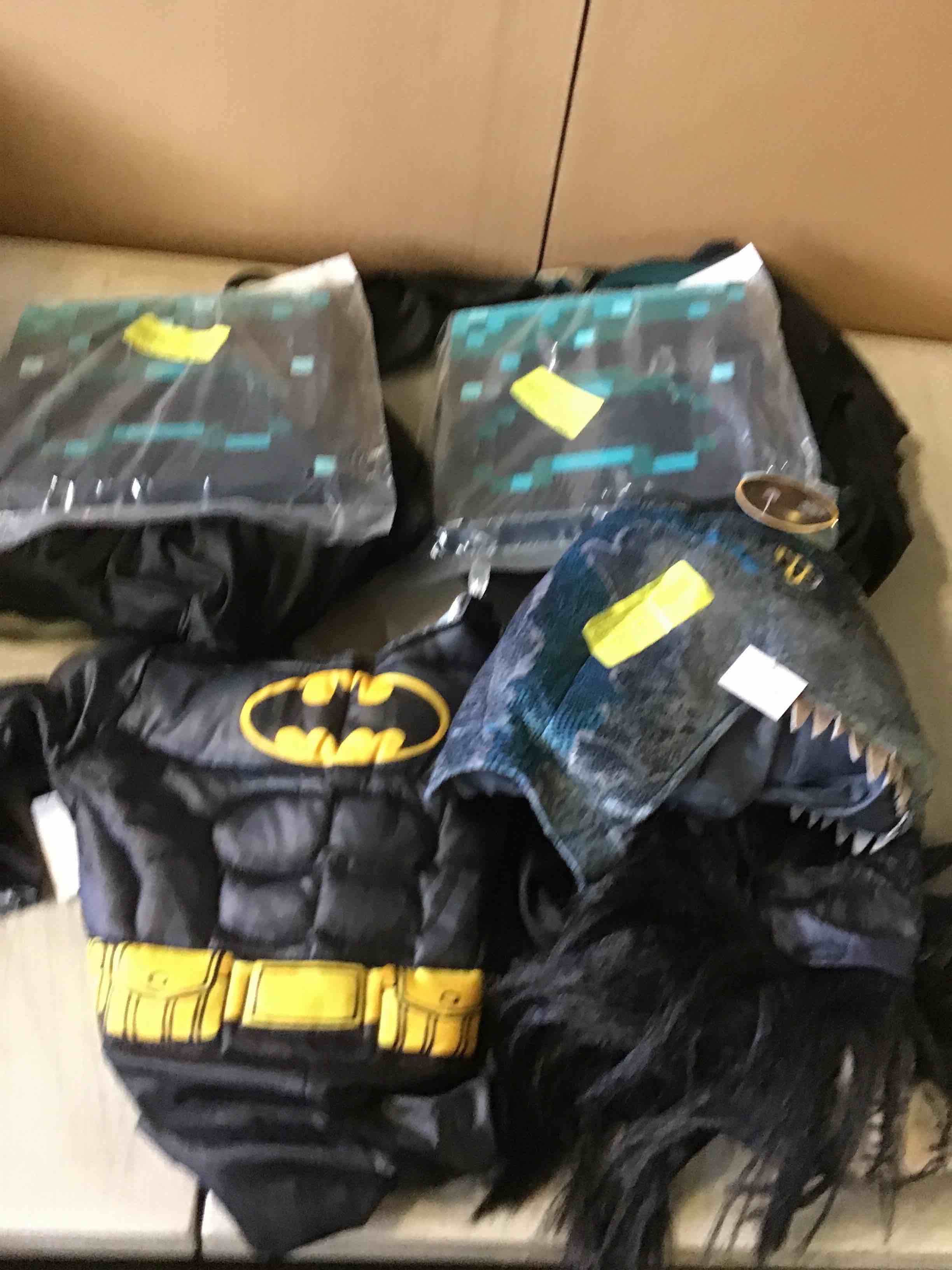 Assorted sizes and style halloween costume 