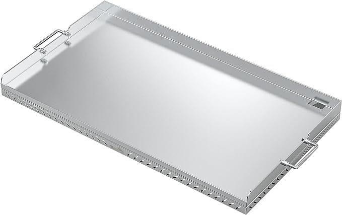 Stanbroil 36 inch Stainless Steel Flat Top Gas Grill Griddle Replacement for Blackstone 4 Burner Gas Grill Griddle Station, Flat Top Griddle with New Rear Grease Management System