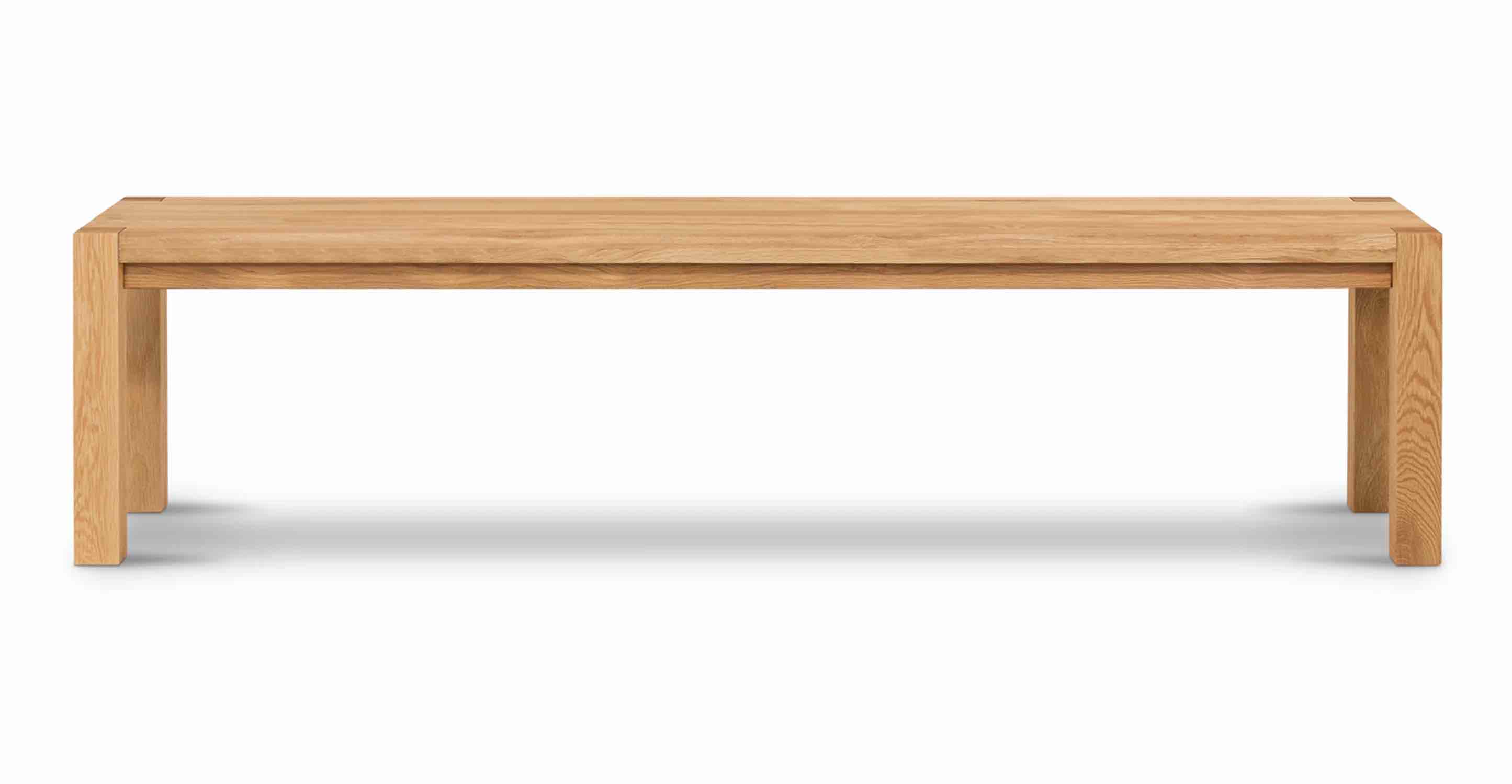 Festa 71" Solid American Oak Bench