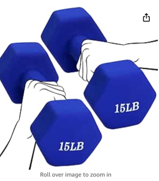 Dumbbell Set, TopMade 2lb 3lb 5lb 8lb 10lb 15lb 20lb Neoprene Iron Dumbbells Hand Weight Set Barbell Exercise Fitness Hex Dumb bell Free Weight Dumbbell fo Women Men Home Gym Workout Strength Training