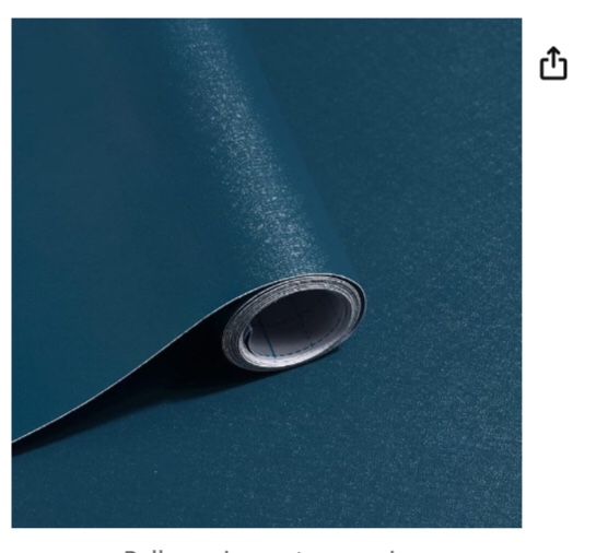 393"x17.7" Blue Peel and Stick Wallpaper Dark Blue Contact Paper Removable Wallpaper   Solid Color Blue Peel and Stick Wallpaper Self Adhesive Decorative Contact Paper Vinyl Rolls for Wall Furniture ( set 3 )