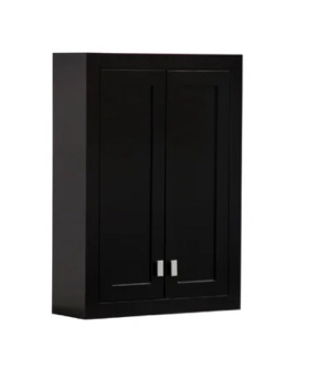 Higuera 24" W x 33" H x 8" D Solid Wood Wall Mounted Bathroom Cabinet