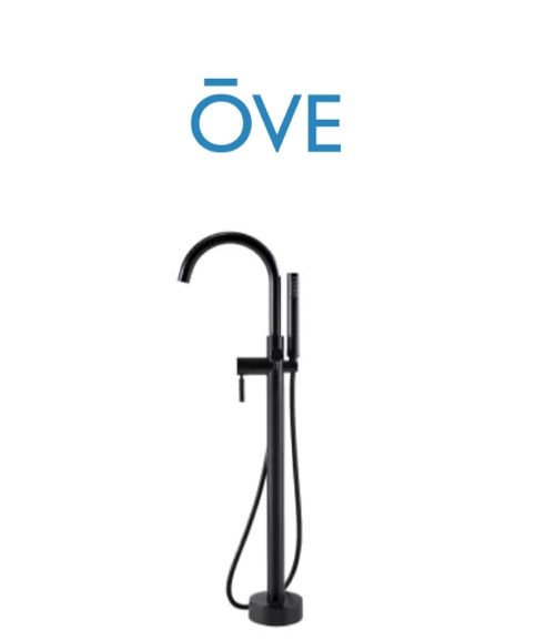 Floor Mounted Freestanding Tub Fille with Hand Shower