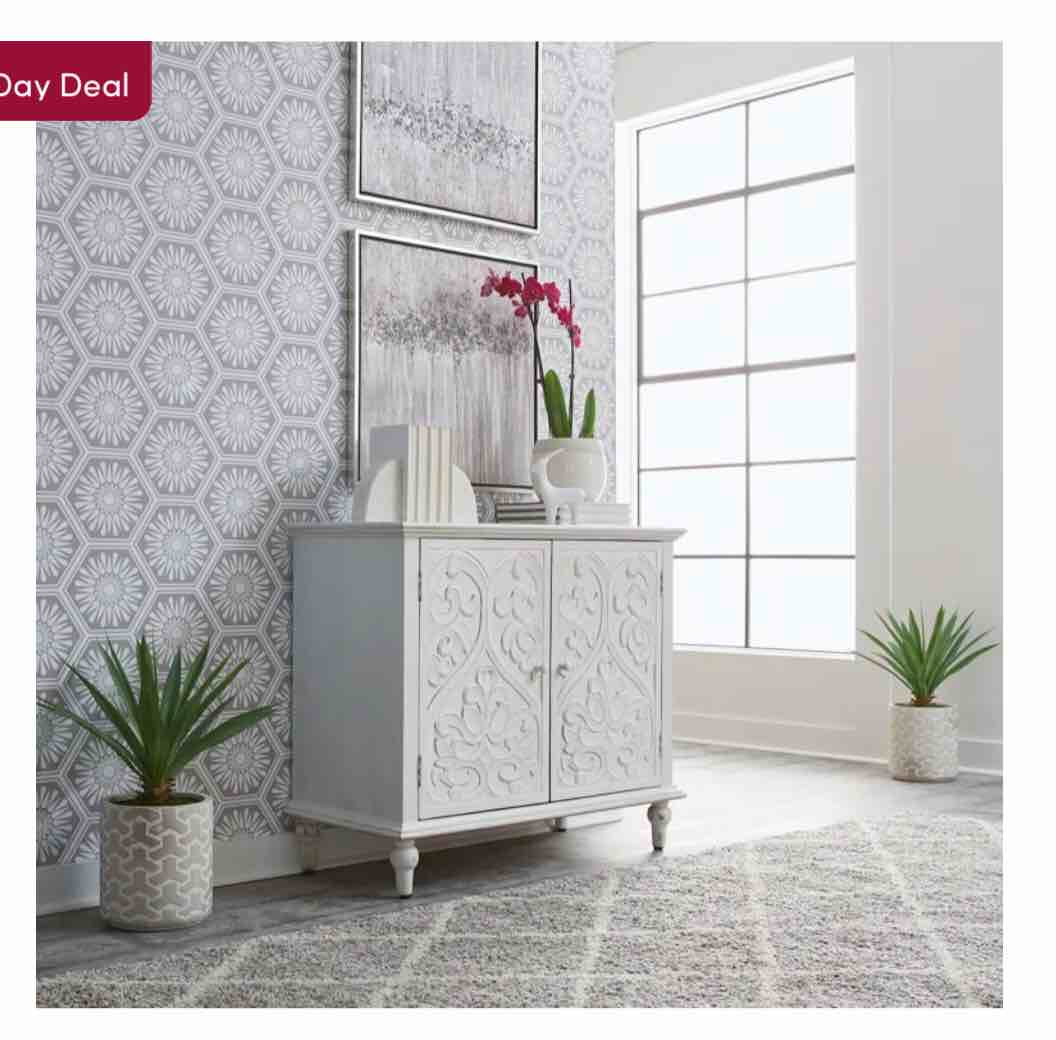 Finnigan Solid Wood 2 - Door Accent Cabinet