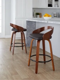 Gracen Grotto Bar/counter Stool Seats set of 2 
