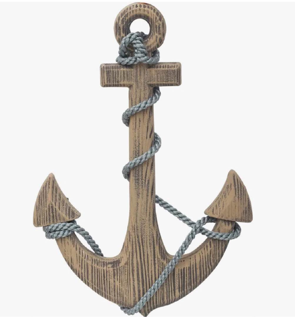 Nautical Wood Anchor Wall Décor