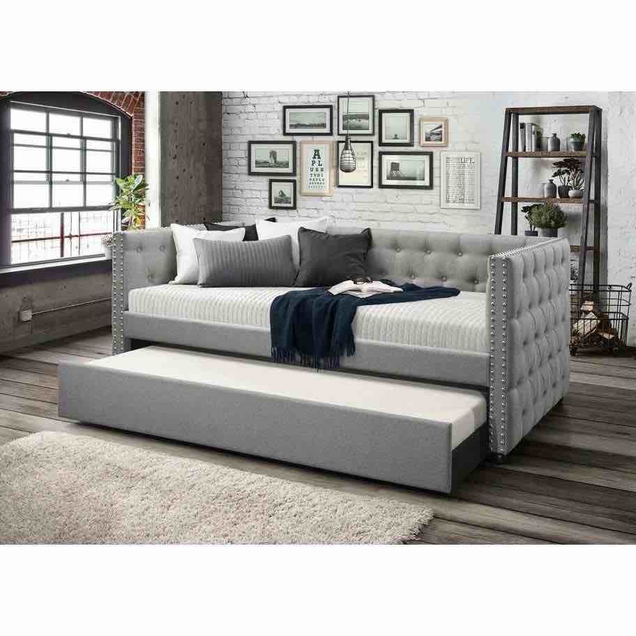 Stacy Upholstered Daybed with Trundle Box (incomplete box A only)