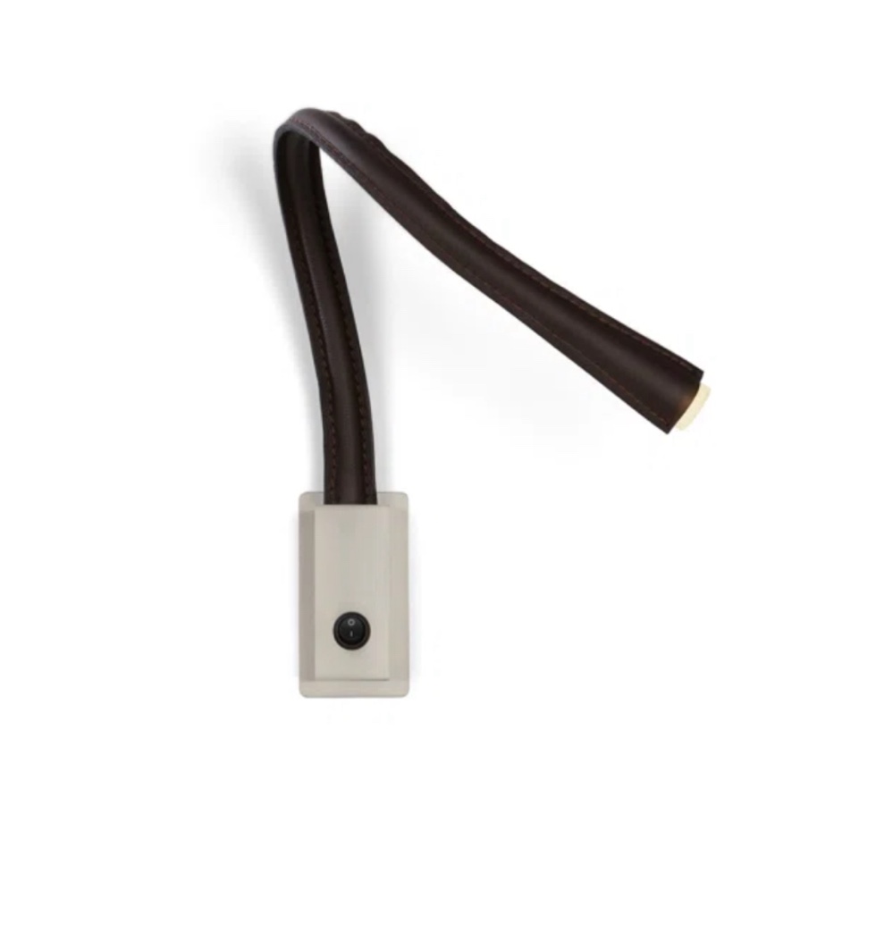 Flexiled Leather with Switch 1-Light Spotlight