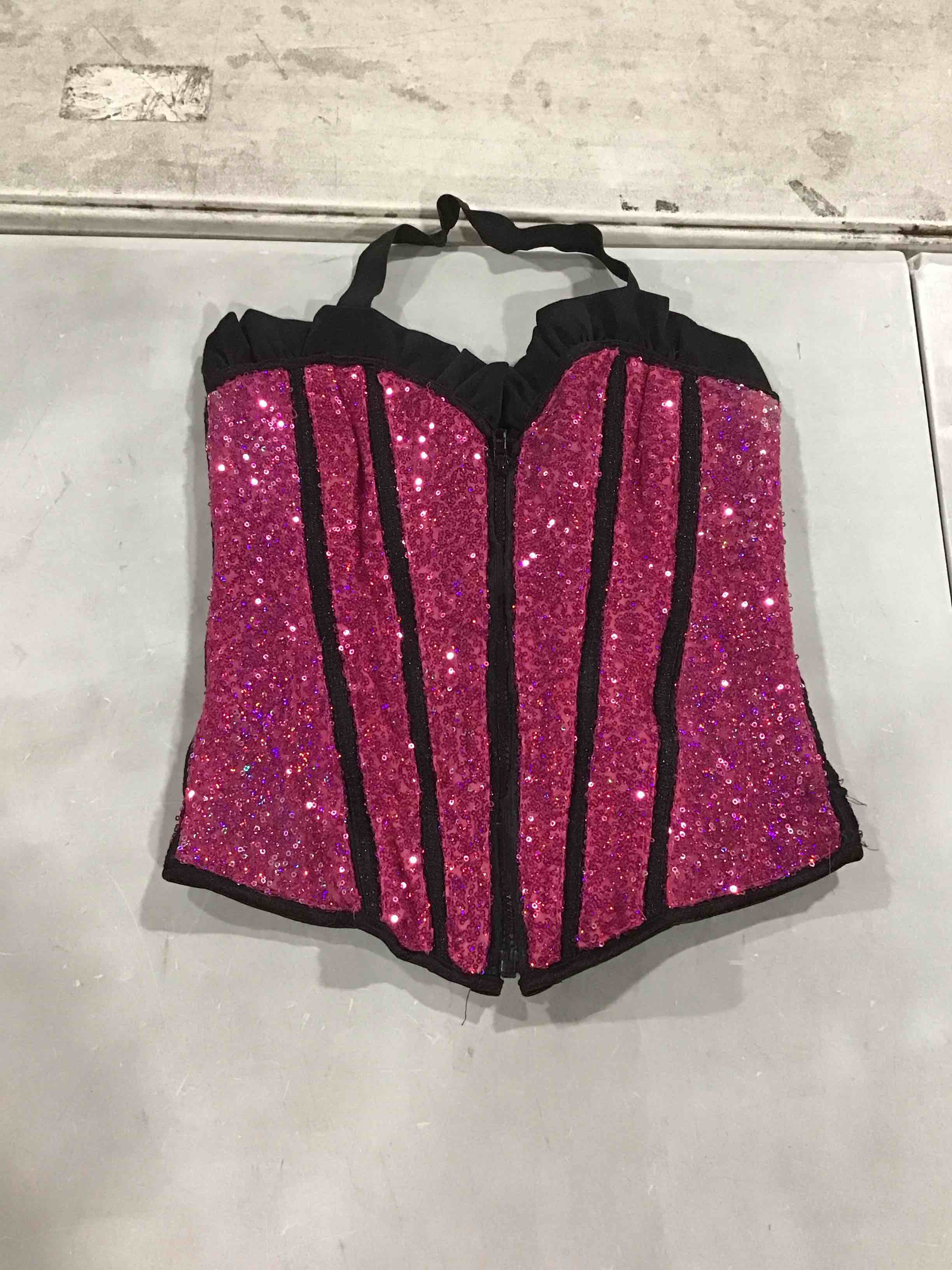 5Pcs Black And Pink Corset 