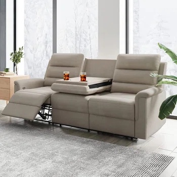 82.3" Flared Arm Reclining Sofa ( incomplete 1 box only ) 