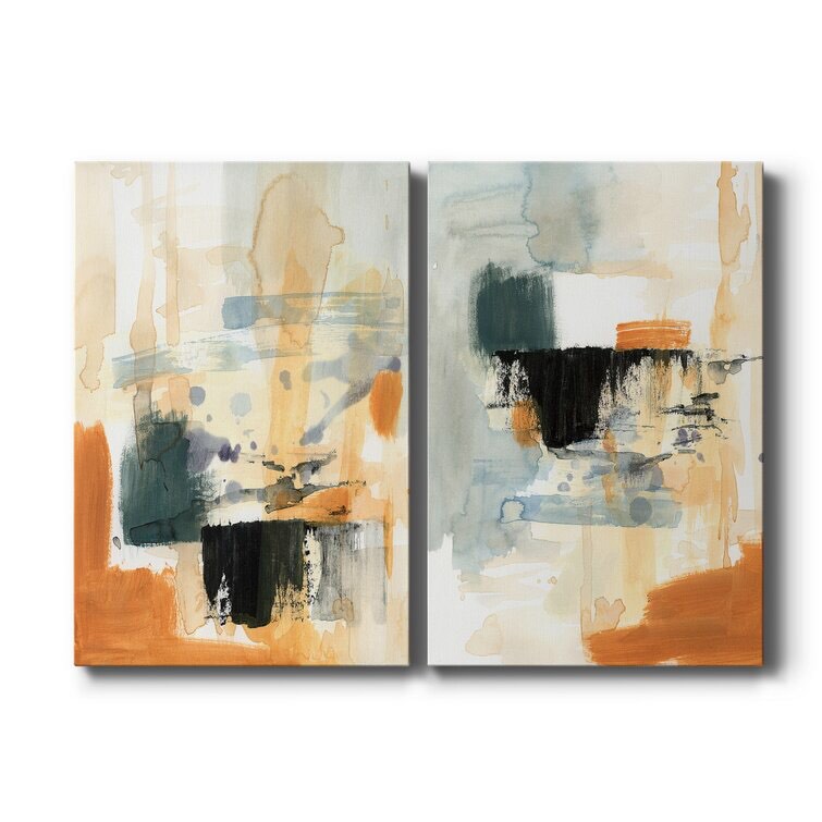 Wade Logan® Seria III On Canvas 2 Pieces Painting 