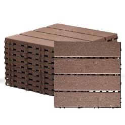 Botabay Plastic interlocking backyard brown 