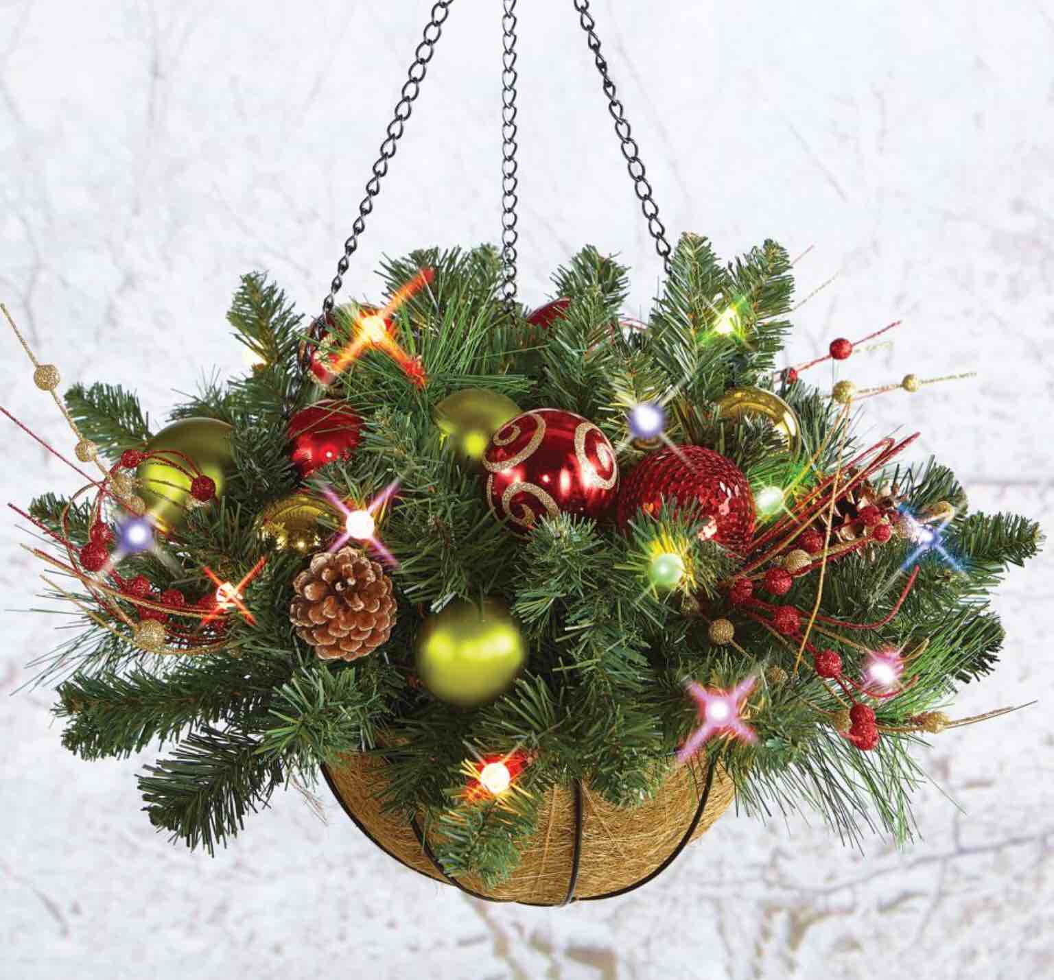 The Cordless Prelit Ornament Holiday Trim