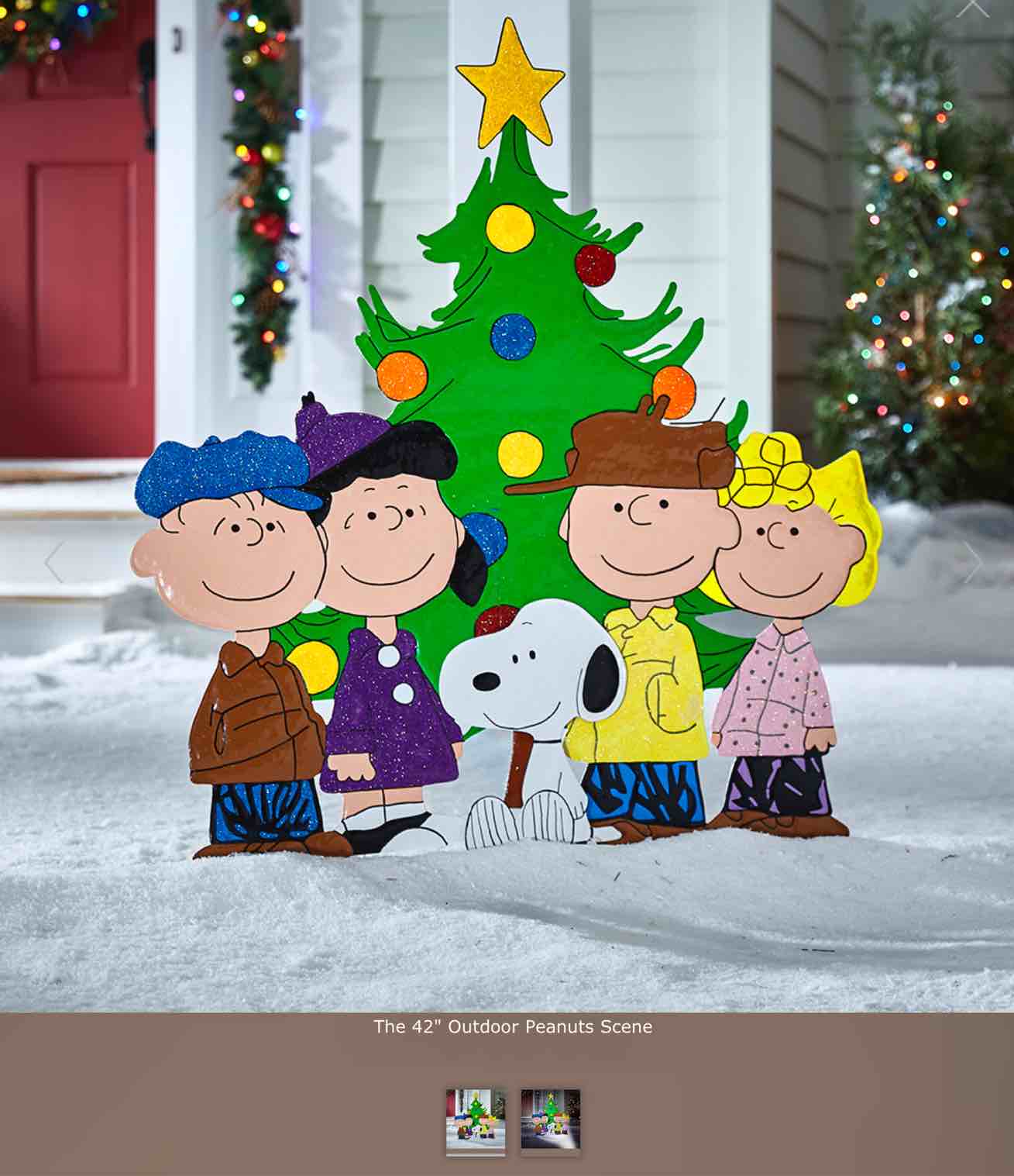 The 42" Outdoor Peanuts Scene