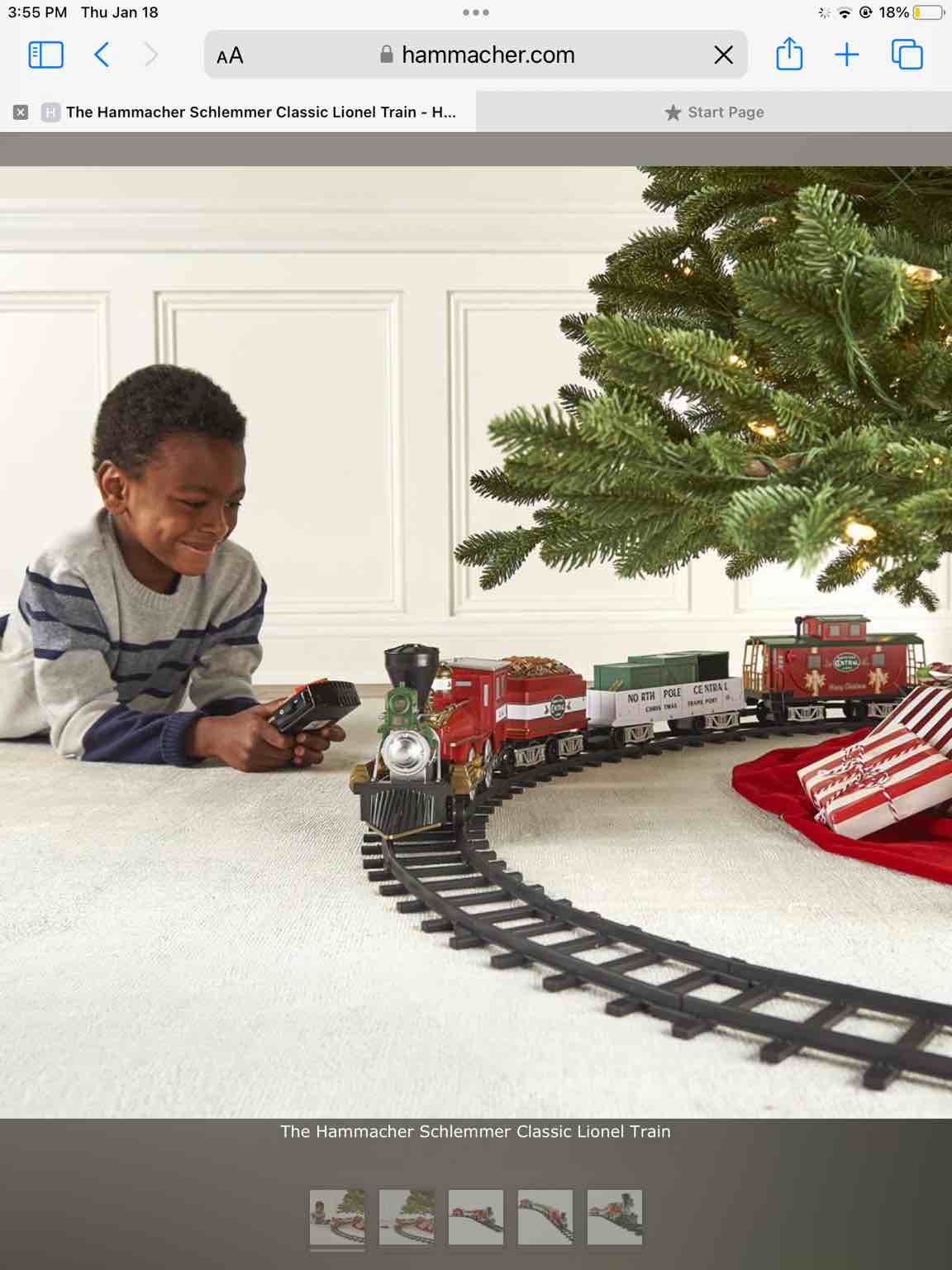 The Hammacher Schlemmer Classic Lionel Train